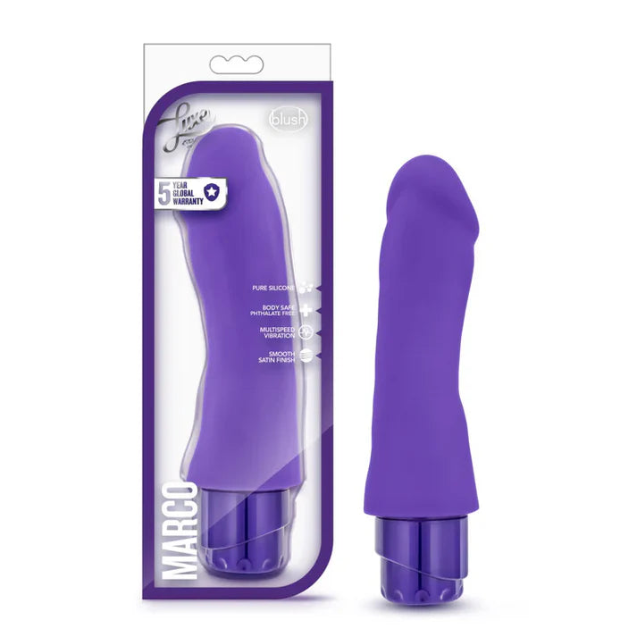 Luxe Marco Curved G Spot Vibrator by Blush