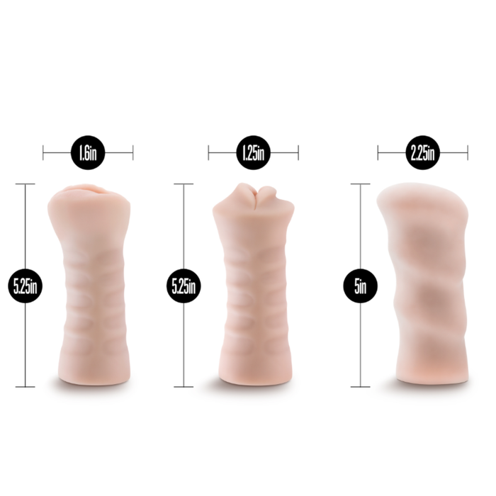 3 strokers with size charts