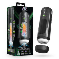 Master Blaster masturbator product with packaging on a white background