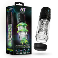 whirlwind pro masturbator beside box packaging