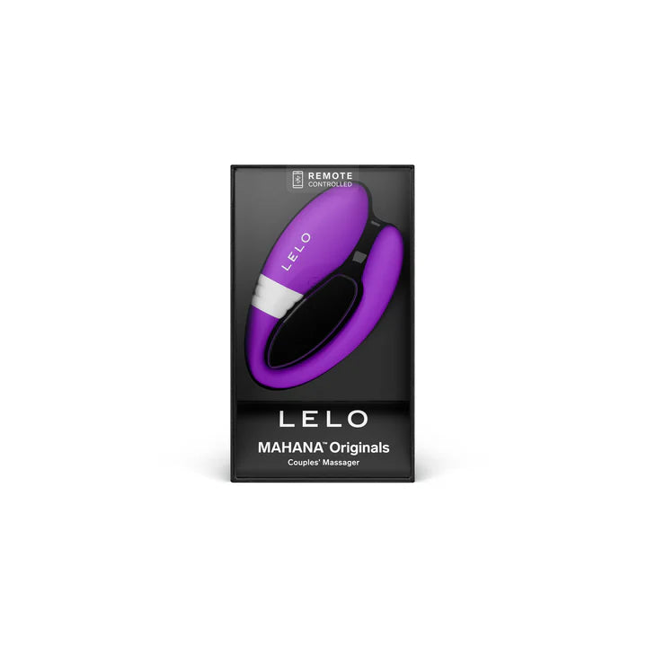 LELO MAHANA Originals couples' massage product packaging on a white background