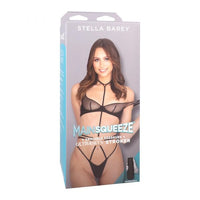 adult star stella barey wearing black teddy. on box packaging