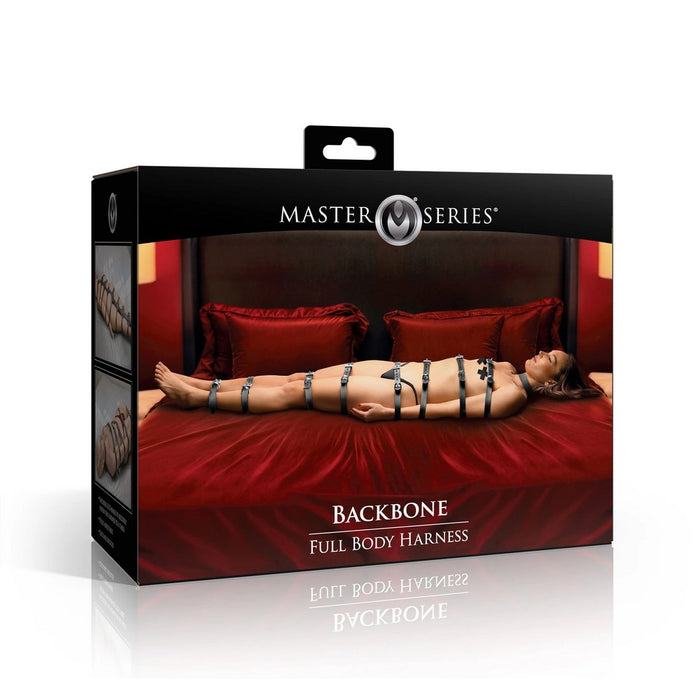 Box of Master Series Backbone Full Body Harness on a white background