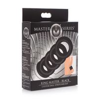 black ball stretcher kit on box packaging