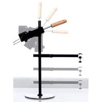 sex machine on a stand with a white background