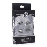 Packaging of Master Series Mag-Points magnetic clamps with clear window