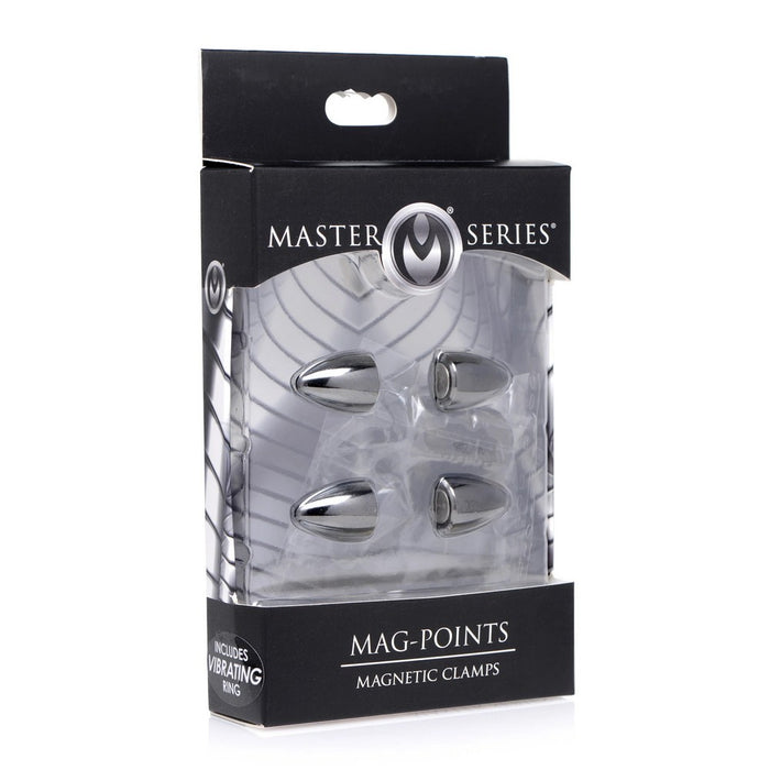 Packaging of Master Series Mag-Points magnetic clamps with clear window