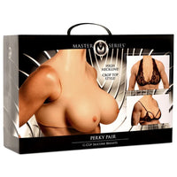 perky pair fake breasts size g