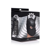 black puppy dog hood on box cover