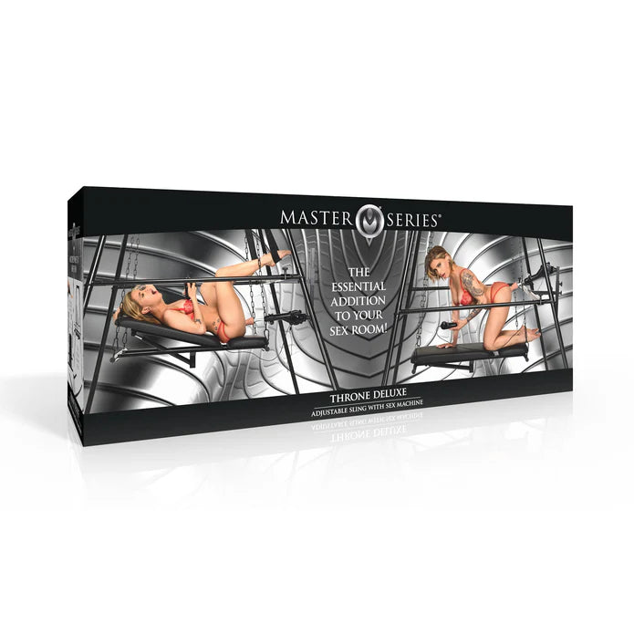 Product packaging for a 'Throne Deluxe' with 'Master Series' branding on a white background.
