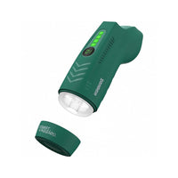 Green masturbator with lid on a white background