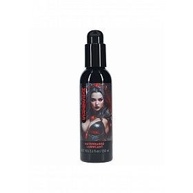 masturs raven shadow sinner bottle of black lubricant on white background