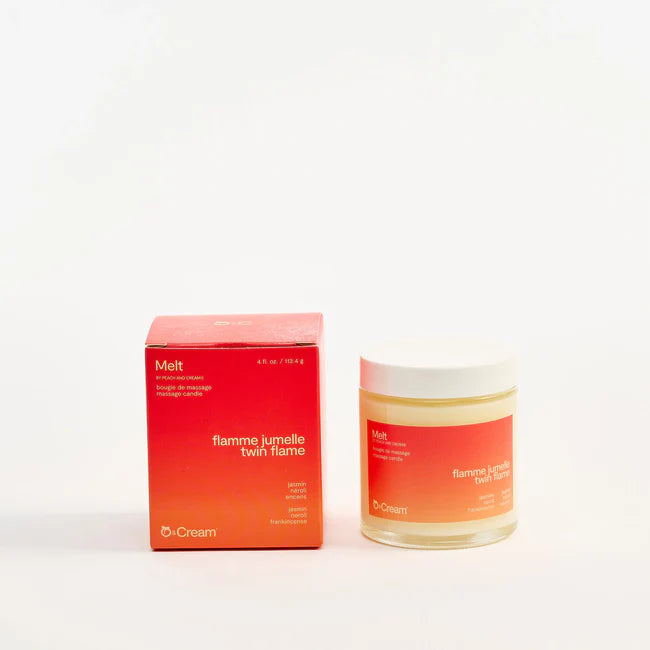Melt Massage Candle Twin Flame by Peaches & Cream