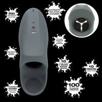 grey masturbator with ball rubber, specs