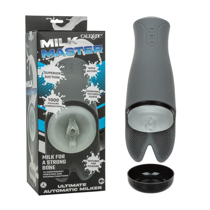 Milk Master automatic milker with packaging on a white background