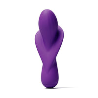 Purple millie vibrator on a white background