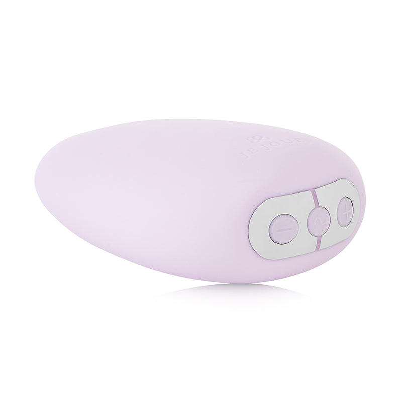 lilac silicone clitoral massager