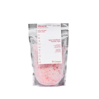 Package of Apothecary Cream Mineral bath salts on a white background