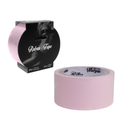 pink roll of bondage tape with packaging