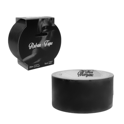 black roll of bondage tape with packaging
