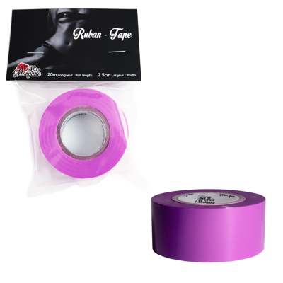 purple bondage tape in hanging package