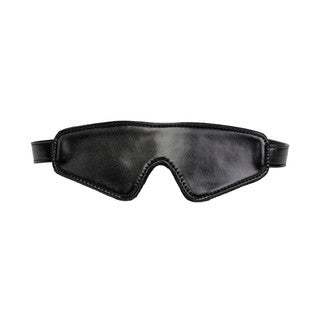 Black sleep mask on a white background