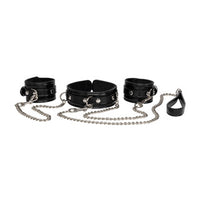 neck to wrist restraint set on a white background