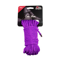 miss morgane silky finish bondage rope in purple