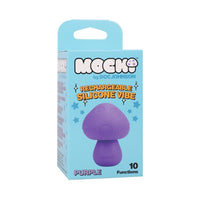 mochi rechargeable silicone vibrating mushroom with box packaging