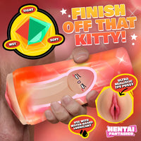 Product with text and graphics indicating 'Hentai Fantasies' brand on a colorful background.