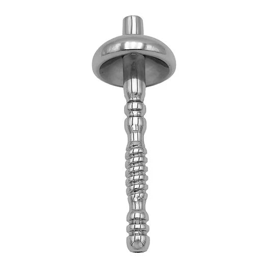 mushroom head urethral plug on white background
