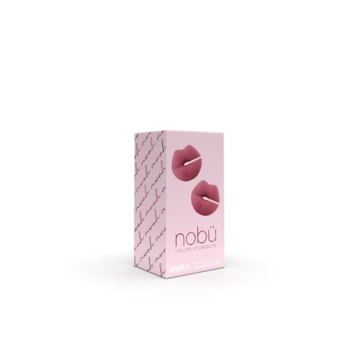 pink lips vibrating nipple clamps on box packaging