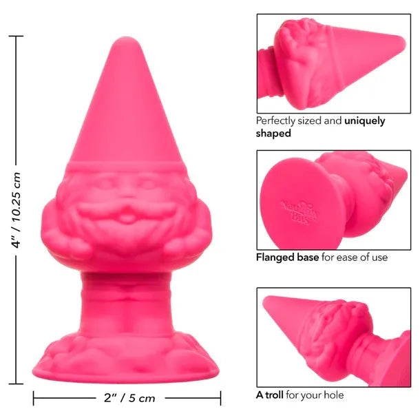 naughty bits anal gnome butt plug by California exotics source adult toys