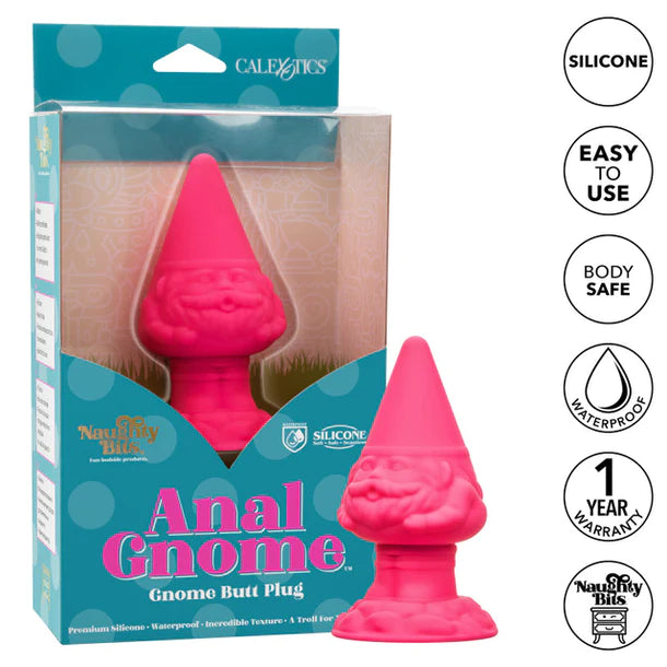 naughty bits anal gnome butt plug by California exotics source adult toys