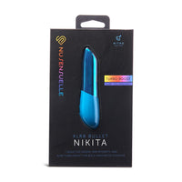 Product packaging of Nusensuelle Nikita XLR8 Bullet with visible branding on a white background