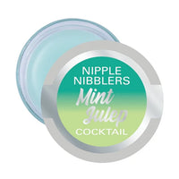 green lip balm size container with nipple balm mint julep flavor