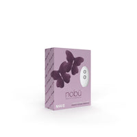 2 purple butterfly nipple clamps with remote control on box packaging