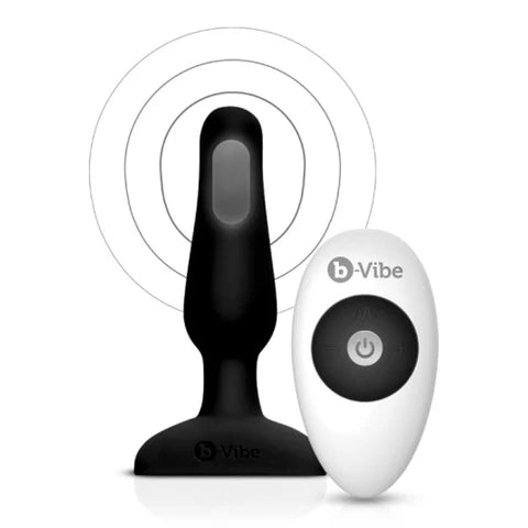 slender vibrating anal plug with remote 