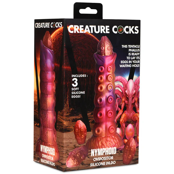 Box of 'Creature Cocks' product with tentacle design and text on a white background