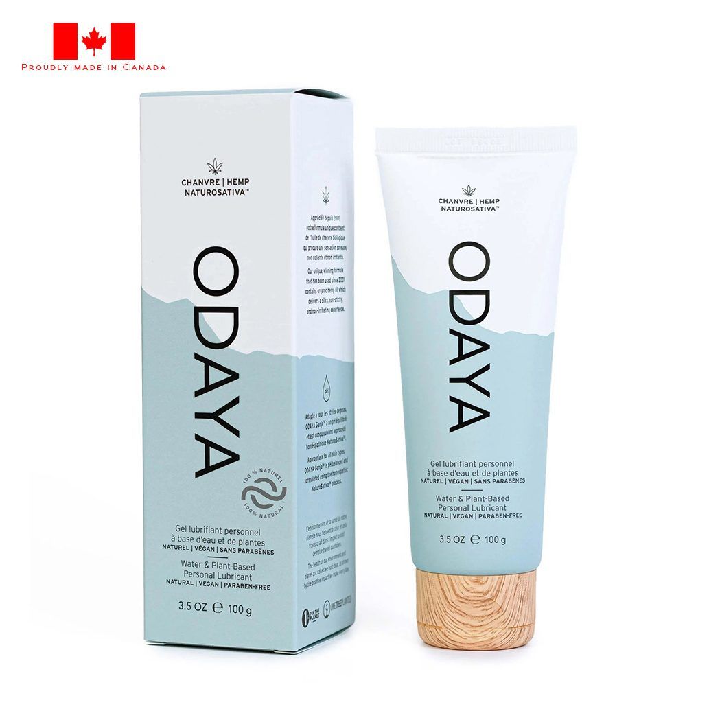 ODAYA product packaging including a tube and box on a white background