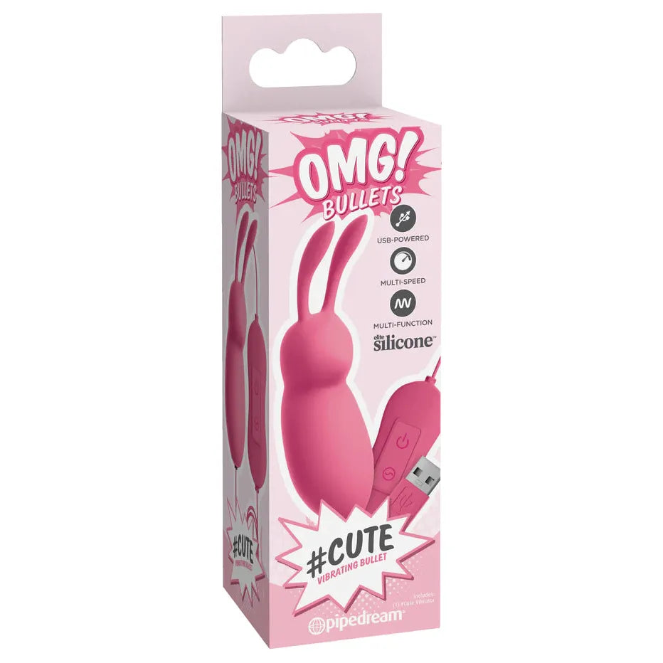 pink bunny vibrating bullet on box cover 