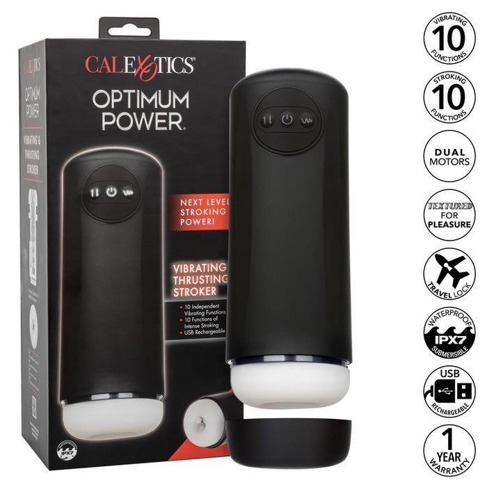 black and red packaging with the masturbator beside it. The White masturbator has a hard black shell 