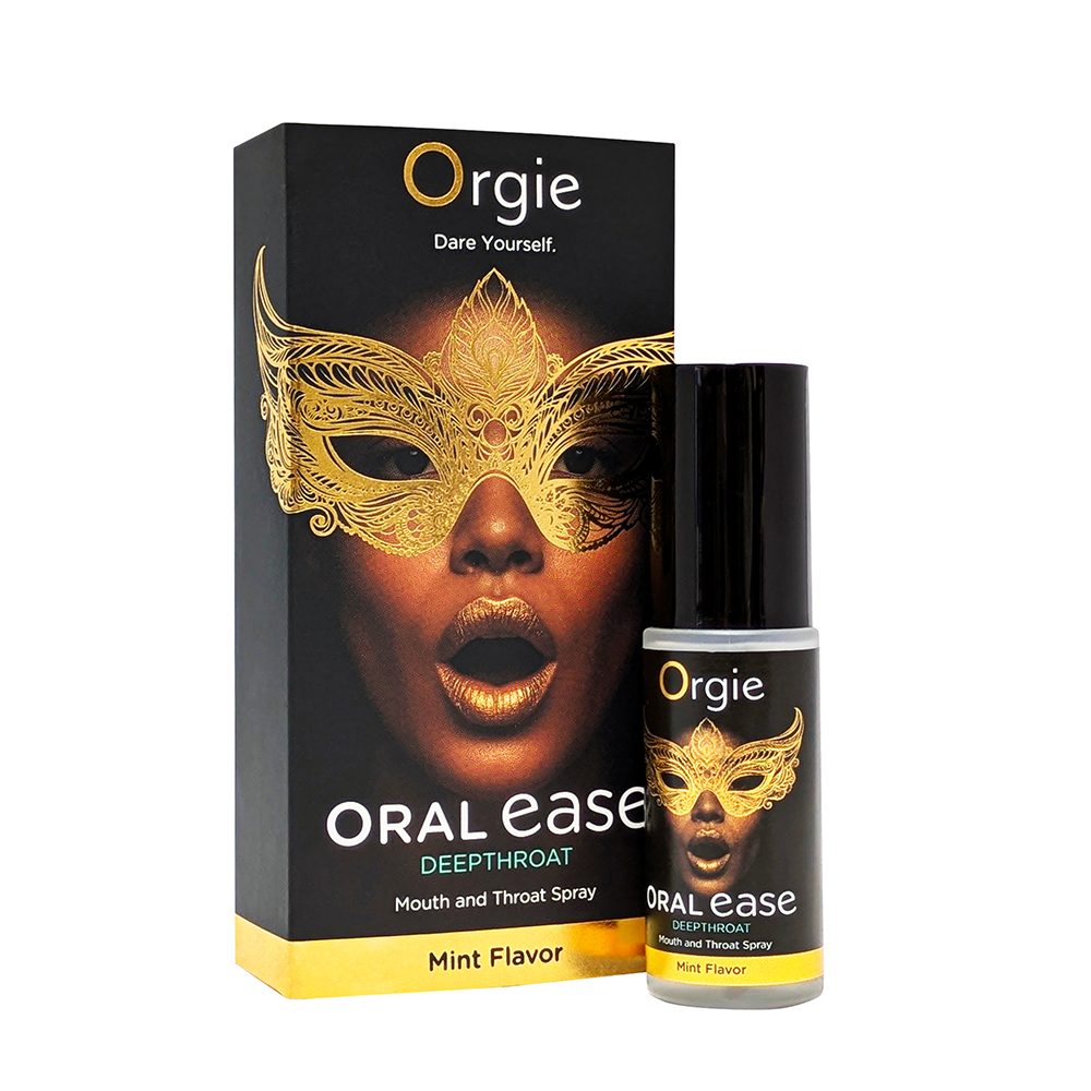 oral ease deep throat spray with box packaging