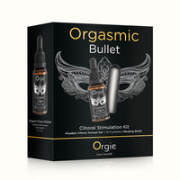 Box of Orgasmic Bullet Clitoral Stimulation Kit by Orgie on a white background