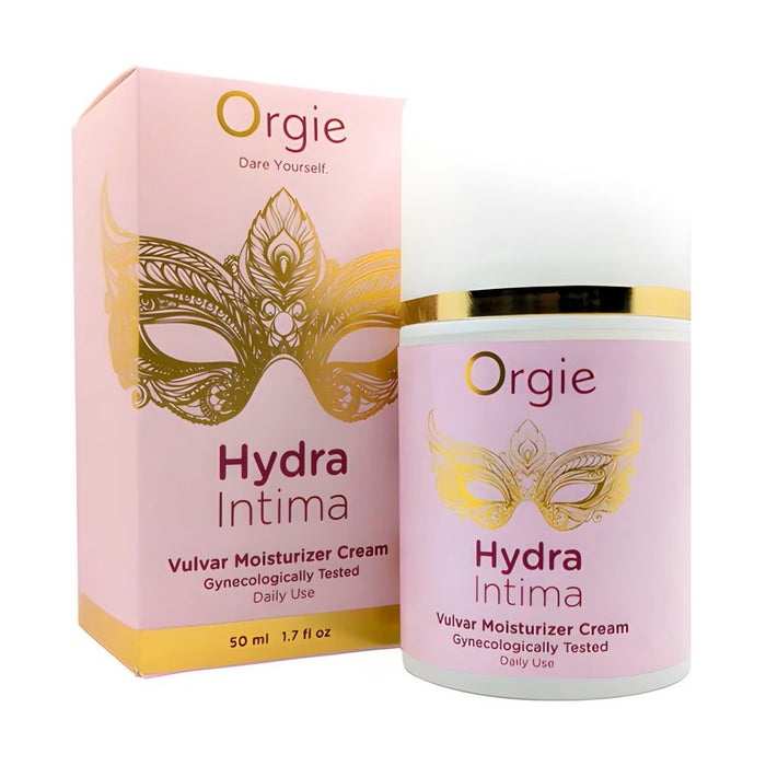 hydra intima vulvar moisturizer cream with box packaging