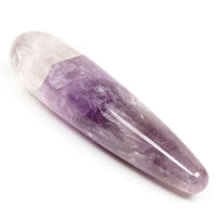 purple crystal stone dildo