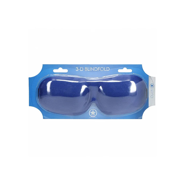 3-D blindfold in blue packaging on a white background
