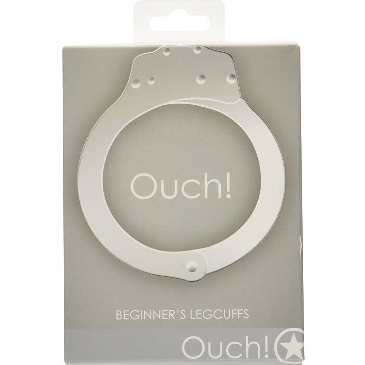 ouch beginners metal leg cuffs by shots source adult toys