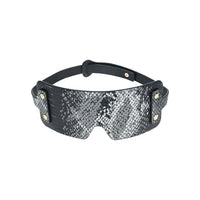 square style blindfold black