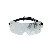 square style blindfold white